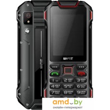 Кнопочный телефон Wifit Wirug F1 (черный/красный)