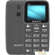 Кнопочный телефон Maxvi B110 (серый)