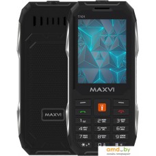 Кнопочный телефон Maxvi T101 (черный)