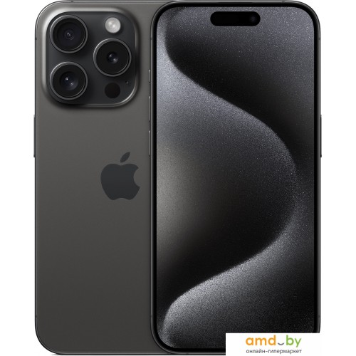 Смартфон Apple iPhone 15 Pro 128GB (черный титан)