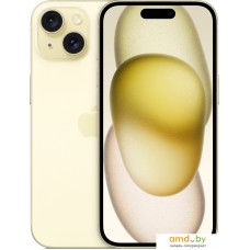 Смартфон Apple iPhone 15 Dual SIM 128GB (желтый)