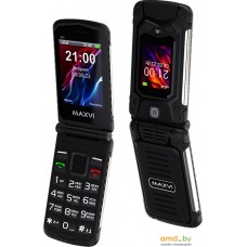 Кнопочный телефон Maxvi E10 (черный)