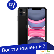 Смартфон Apple iPhone 11 64GB Восстановленный by Breezy, грейд B (черный)