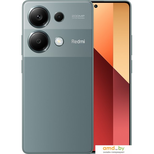 Смартфон Xiaomi Redmi Note 13 Pro 4G 12GB/512GB с NFC международная версия (зеленый лес)