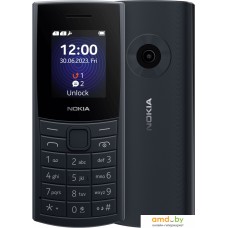 Кнопочный телефон Nokia 110 4G Dual SIM (темно-синий)