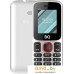 Кнопочный телефон BQ-Mobile BQ-1848 Step+ (белый/красный). Фото №1