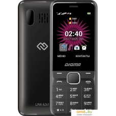 Кнопочный телефон Digma Linx A241 (черный)