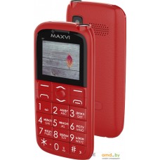 Мобильный телефон Maxvi B7 (красный)