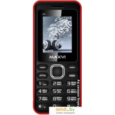 Мобильный телефон Maxvi P1 Black/Red