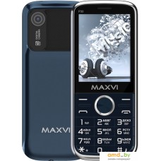 Кнопочный телефон Maxvi P30 (синий)