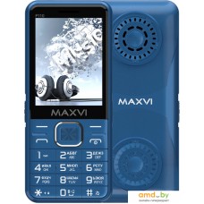 Кнопочный телефон Maxvi P110 (синий)