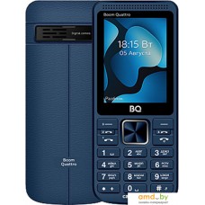 Кнопочный телефон BQ BQ-2455 Boom Quattro (синий)