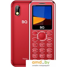 Кнопочный телефон BQ BQ-1411 Nano (красный)