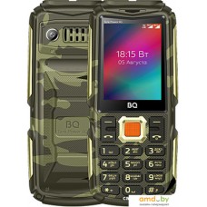 Кнопочный телефон BQ BQ-2410L Tank Power 4G (золотистый камуфляж)