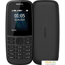 Кнопочный телефон Nokia 105 (2019) TA-1174 (черный)