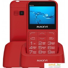 Кнопочный телефон Maxvi B231ds (красный)