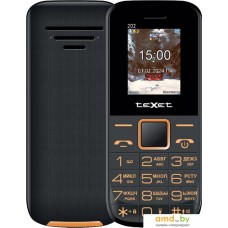 Кнопочный телефон TeXet TM-202 (черный)