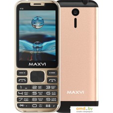 Мобильный телефон Maxvi X10 (золотистый)