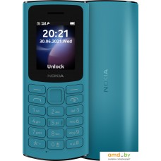 Мобильный телефон Nokia 105 4G Dual SIM (бирюзовый)