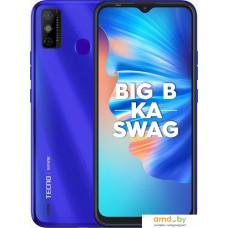 Смартфон Tecno Spark 6 Go 3GB/64GB (водяной синий)