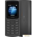 Мобильный телефон Nokia 105 4G Dual SIM (черный). Фото №1