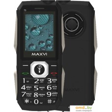 Кнопочный телефон Maxvi T5 (черный)