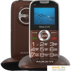 Мобильный телефон Maxvi B10 (коричневый)