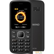 Кнопочный телефон SunWind Citi A1701 (черный)