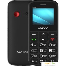 Кнопочный телефон Maxvi B100 (черный)