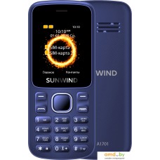 Кнопочный телефон SunWind Citi A1701 (синий)