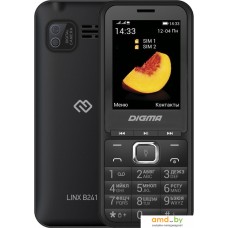 Кнопочный телефон Digma Linx B241 (черный)