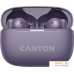 Наушники Canyon OnGo 10 ANC TWS-10 (фиолетовый). Фото №1