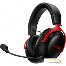 Наушники HyperX Cloud III Wireless (черный/красный)