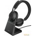 Офисная гарнитура Jabra Evolve2 65 UC Stereo USB-C Desk (черный). Фото №1