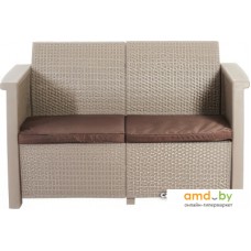 Садовый диван Keter Toledo Love Seat 254011 (капучино)