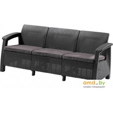 Садовый диван Keter Corfu Love Seat Max (графит)