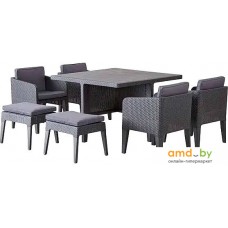 Обеденная группа Keter Columbia Dining Set 247484 (графит)