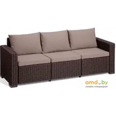 Садовый диван Keter California Sofa 3 231641 (коричневый)