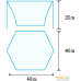 Тент TRAMP Lite Тент 4.4x4.4 м TLT-034. Фото №2