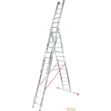 Лестница-стремянка Новая высота NV 523 трёхсекционная индустриальная 3x12 ступеней