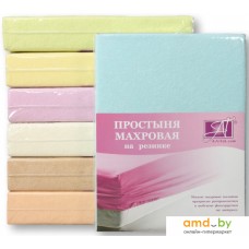 Постельное белье Альвитек Махровая на резинке 140x200x20 ПМР-Г-140 (голубой)