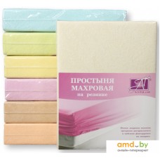 Постельное белье Альвитек Махровая на резинке 90x200x20 ПМР-МО-090 (молочный)