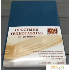 Постельное белье Альвитек Трикотажная на резинке 160x200x20 ПТР-МВ-160 (морская волна)