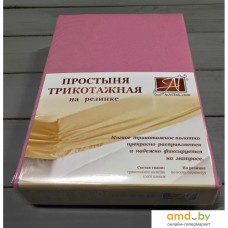 Постельное белье Альвитек Трикотажная на резинке 90x200x20 ПТР-СР-090 (сухая роза)