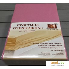 Постельное белье Альвитек Трикотажная на резинке 140x200x20 ПТР-СР-140 (сухая роза)