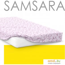 Постельное белье Samsara Завитки розовые 140Пр-10 140x200