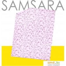 Постельное белье Samsara Завитки розовые 145Пр-10 145x220