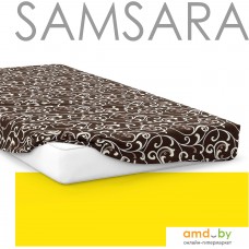 Постельное белье Samsara Завитки шоколад 140Пр-6 140x200