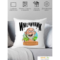 Декоративная подушка Print Style Именинник - древний экспонат 40x40plat138