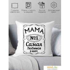 Декоративная подушка Print Style Мама лучшая в мире 40x40bel9